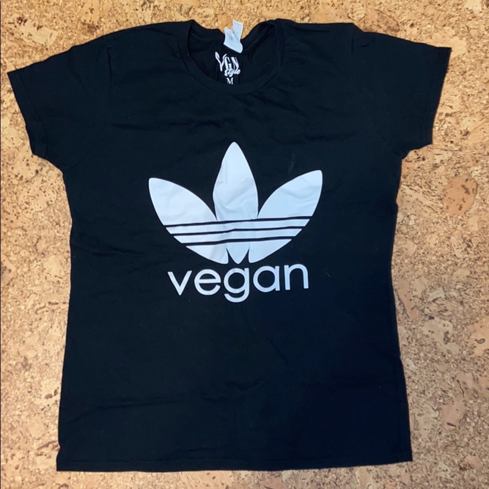 NWOT VEGAN ADIDAS STYLED TOP